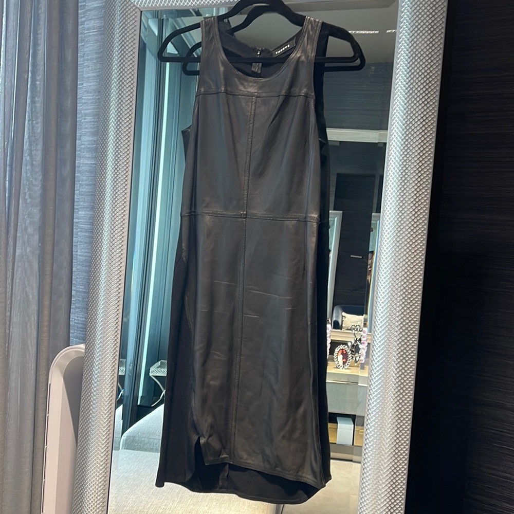 Trouvé Black Leather Dress